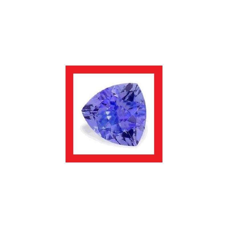 Tanzanite [Created Simulant] - Faceted Triangle Shape - 3.10cts