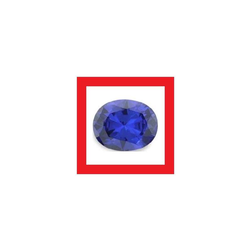 Tanzanite [Created Simulant] - Faceted Oval Shape - 4.06cts