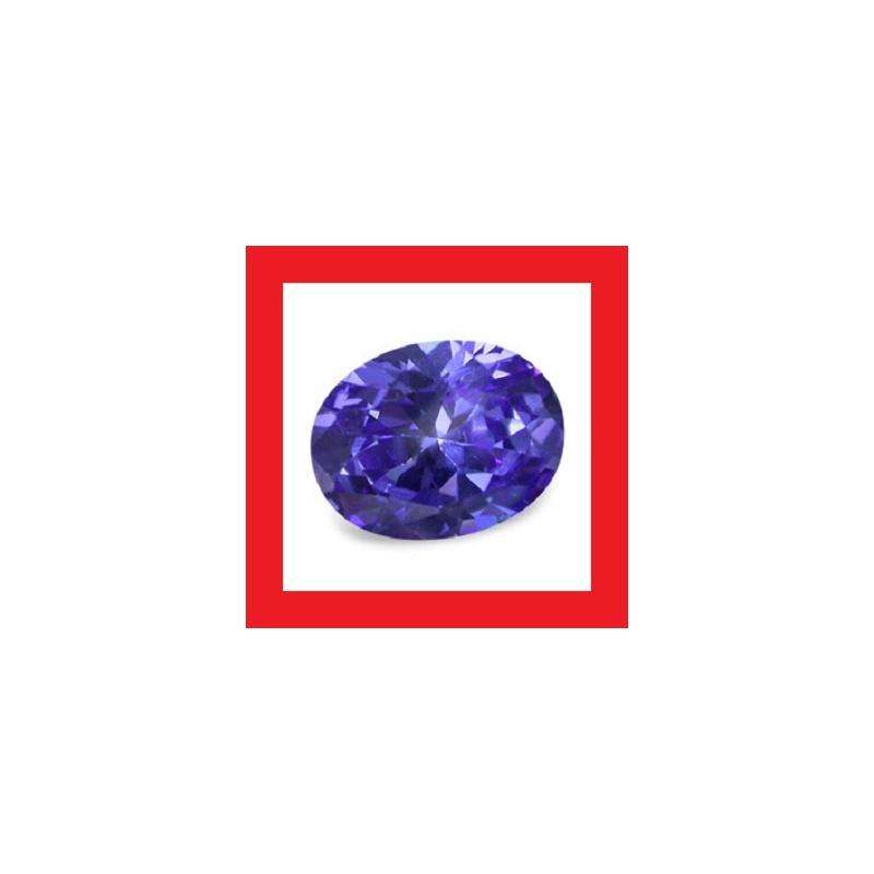 Tanzanite [Created Simulant] - Faceted Oval Shape - 2.79cts