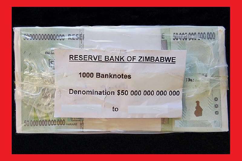 Zimbabwe 50 Trillion Dollar Banknote Random Serial Numbers UNC