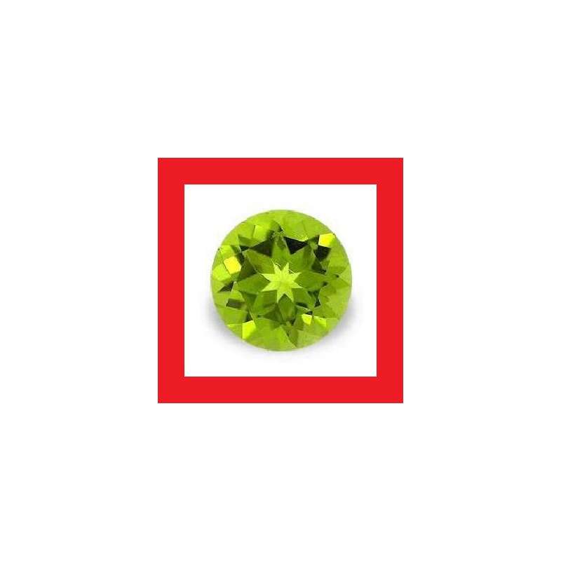 Peridot [Myanmar] - Faceted Round Shape - 0.23cts