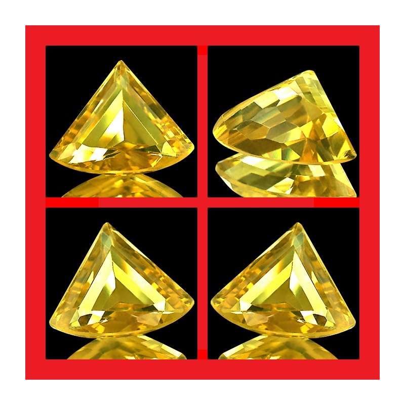 Quartz [Brazil] - Faceted Triangle Shape - 12.58cts