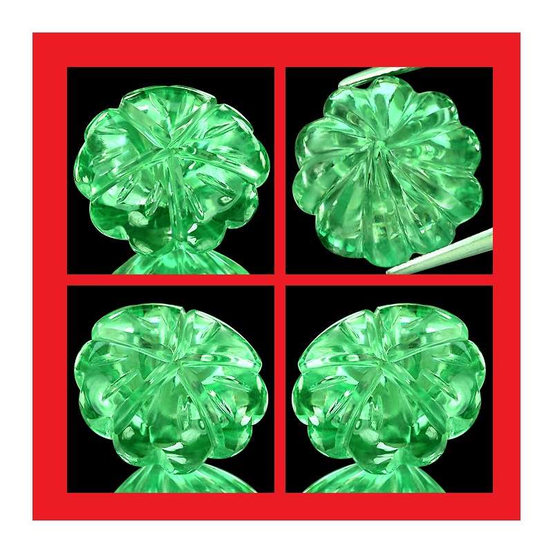 Quartz [Brazil] - Faceted Flower Shape - 23.60cts