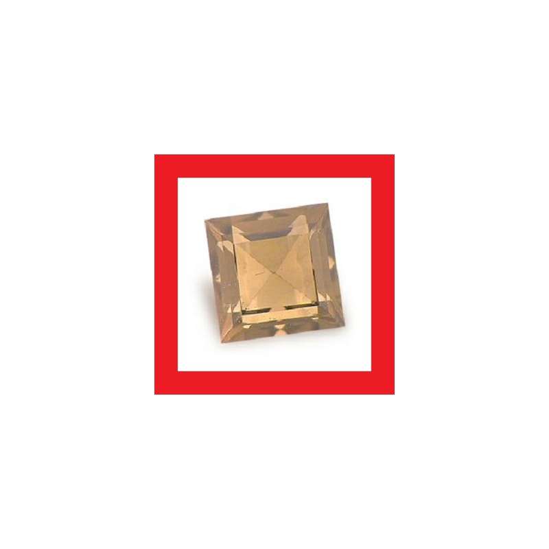 Quartz [Africa] - Faceted Square Shape - 0.64cts