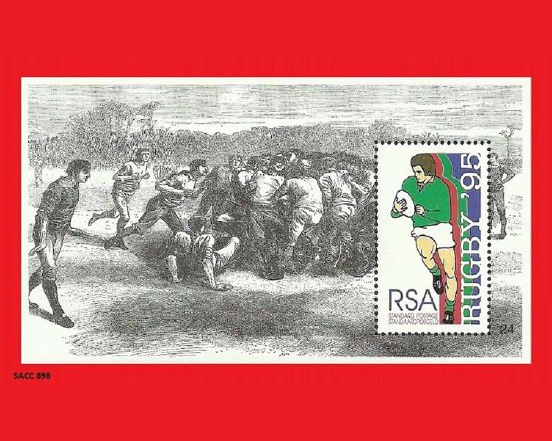 Rugby World Cup 1995 Mini Sheet SACC 898 1995/05/25