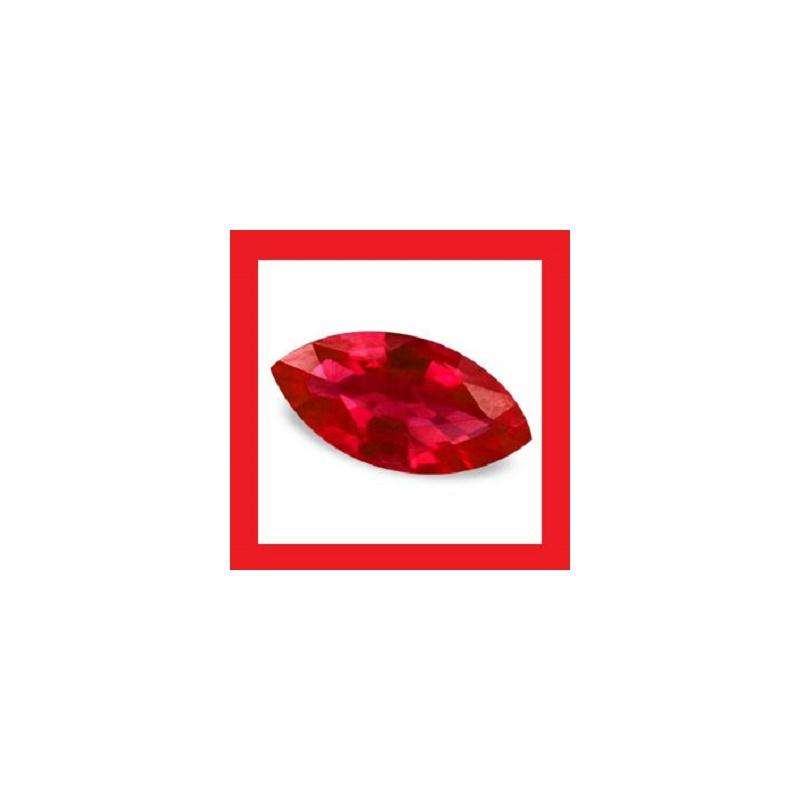Ruby [Madagascar] - Faceted Marquise Shape - 0.24cts