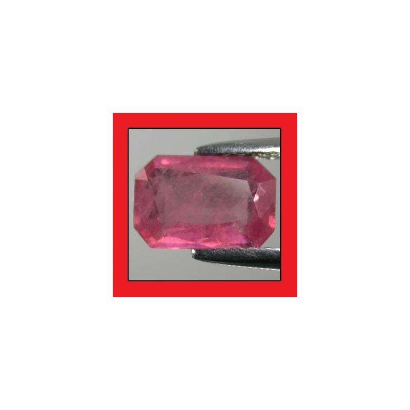 Ruby [Mogok, Myanmar] - Faceted Rectangle Shape - 1.52cts