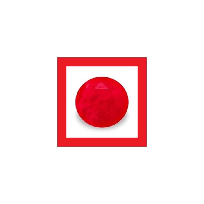 Ruby [Myanmar] - Faceted Round Shape - 0.24cts