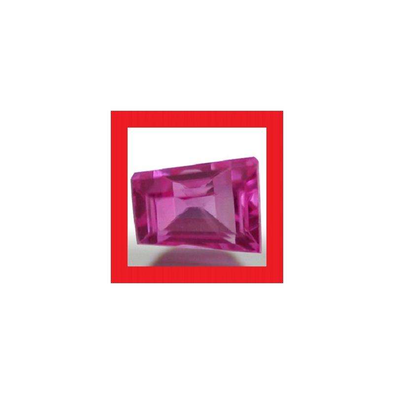 Ruby [Myanmar] - Faceted Trapezoid Shape - 0.04cts