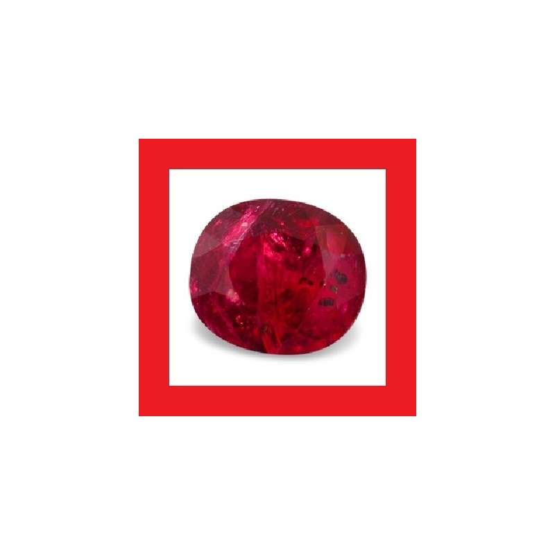 Ruby [Africa] - Faceted Oval Shape - 1.42cts