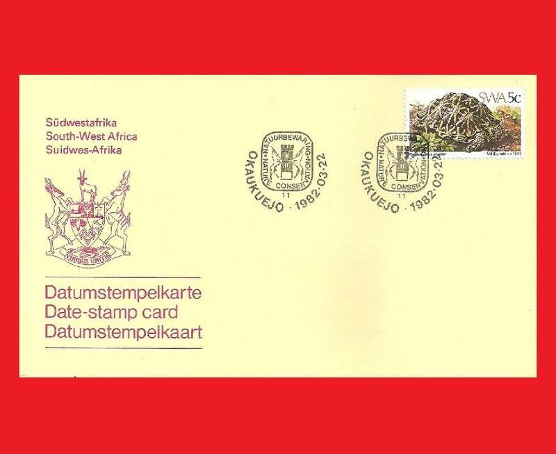 SouthWestAfrica Date-Stamp Card 1982/03/22