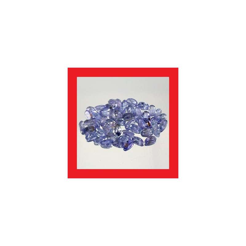 Tanzanite - Faceted Oval Shape - Parcel Of  50 - 12.02cts