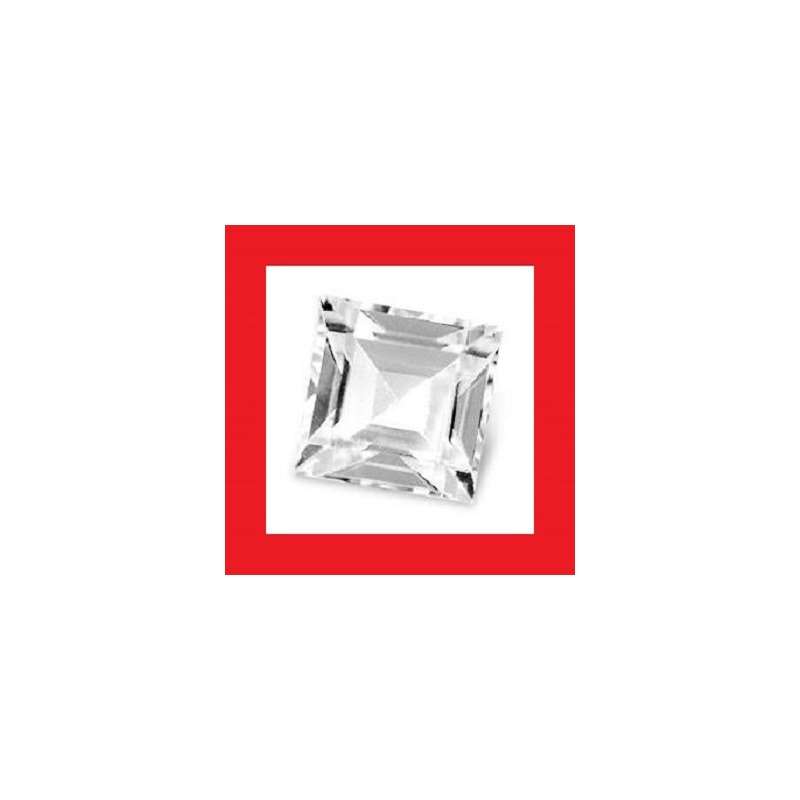 Topaz [Africa] - Faceted Square Shape - 0.19cts