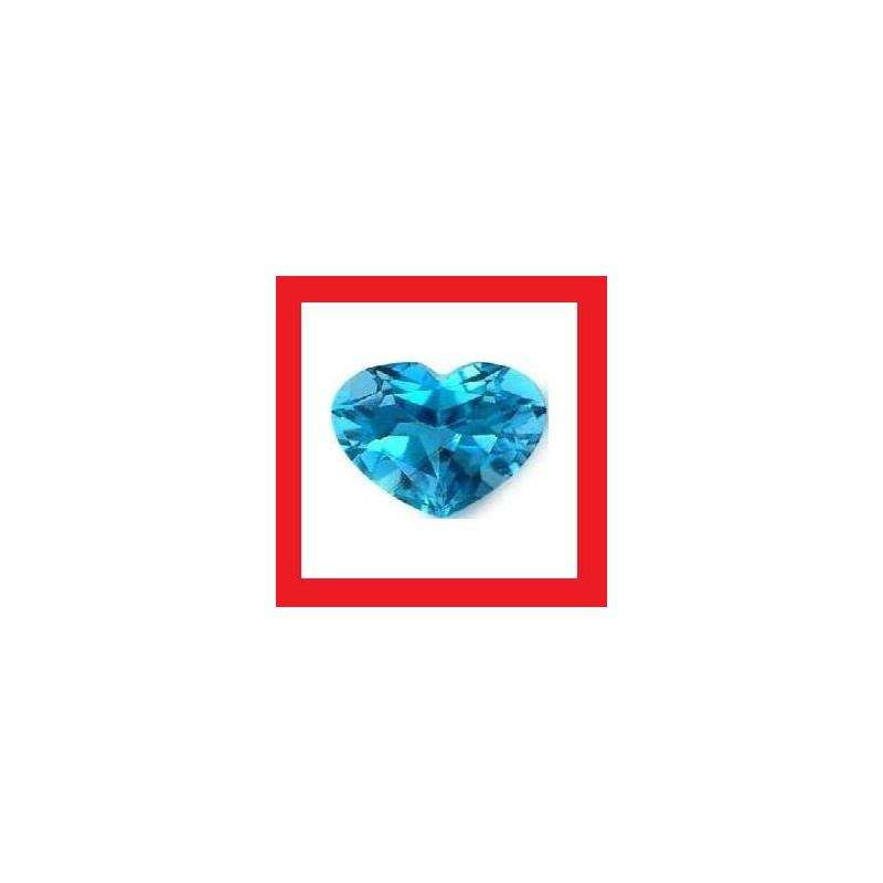 Topaz [Brazil] - Faceted Heart Shape - 0.70cts