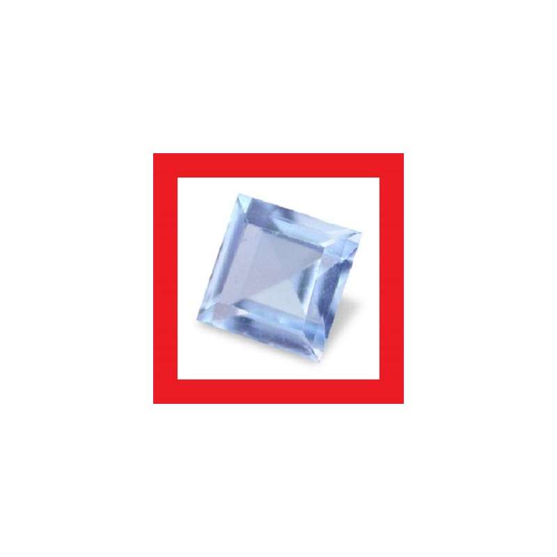 Topaz - Faceted Square Shape - 0.17cts