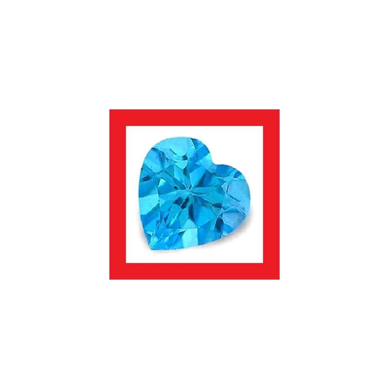 Topaz [Africa] - Faceted Heart Shape - 0.23cts