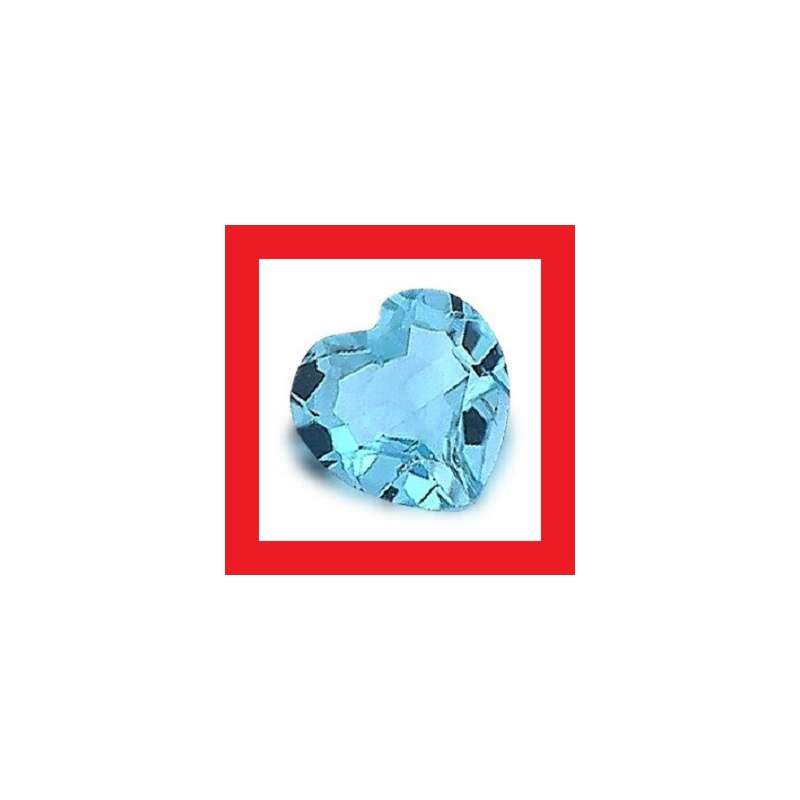 Topaz [Africa] - Faceted Heart Shape - 0.07cts To 0.10cts