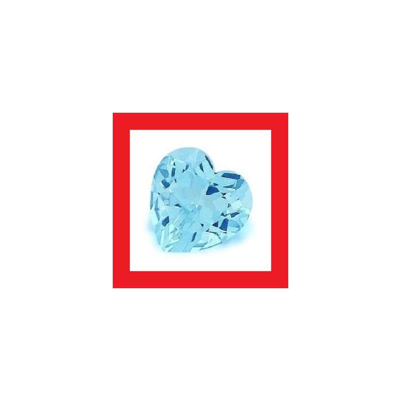 Topaz [Africa] - Faceted Heart Shape - 0.12cts