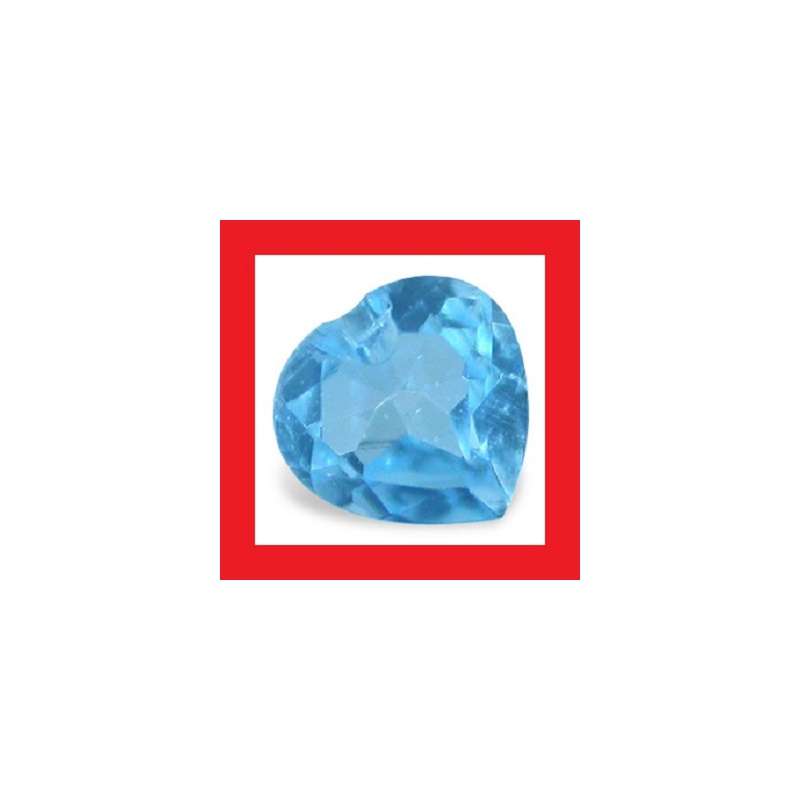 Topaz [Africa] - Faceted Heart Shape - 0.10cts