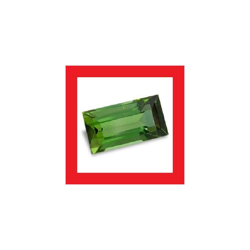 Tourmaline - Faceted Rectangle Shape - 0.315cts