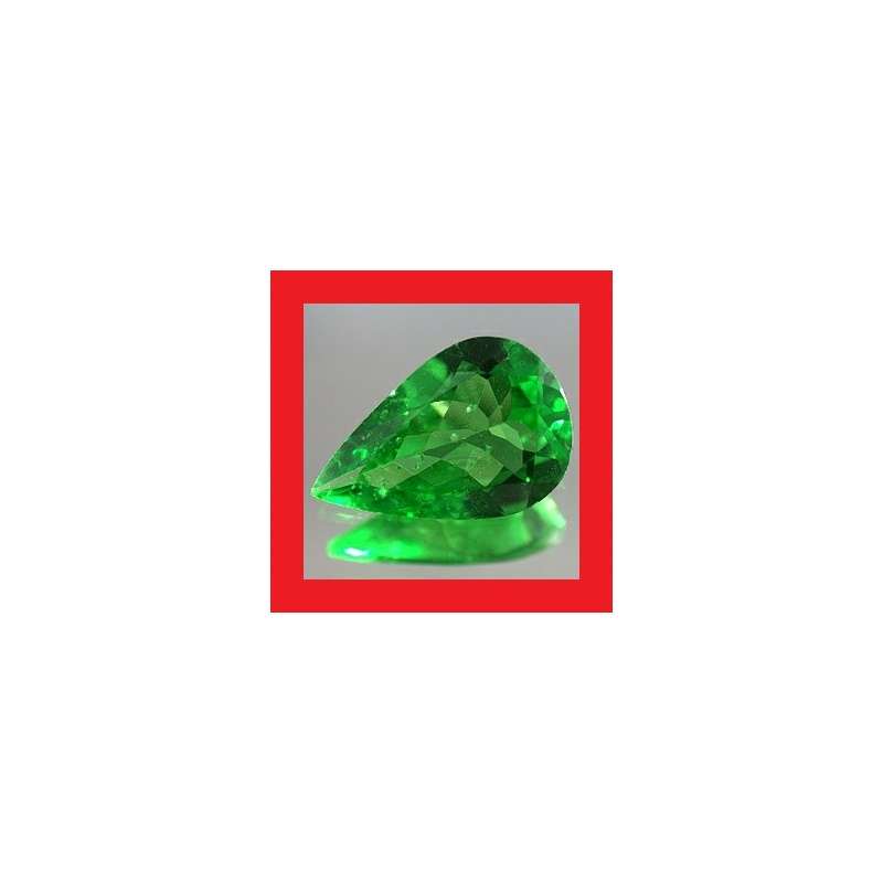 Tsavorite [Tanzania] - Faceted Pear Shape - 1.645cts
