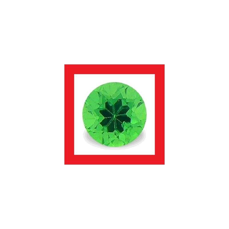 Tsavorite [Kenya] - Faceted Round Shape - 0.215cts