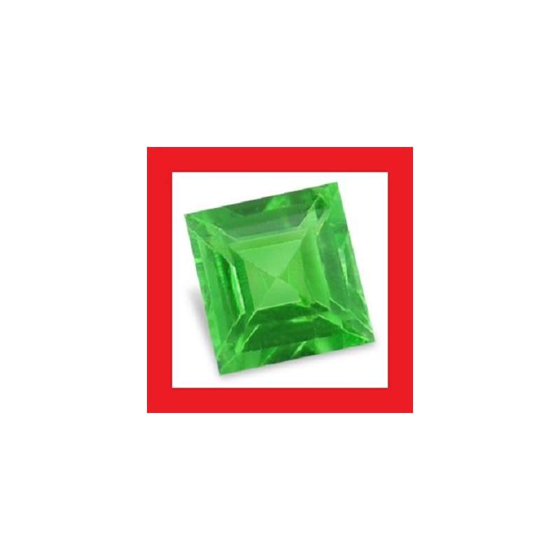 Tsavorite [Kenya] - Faceted Square Shape Parcel Of Six - +/-0.12cts