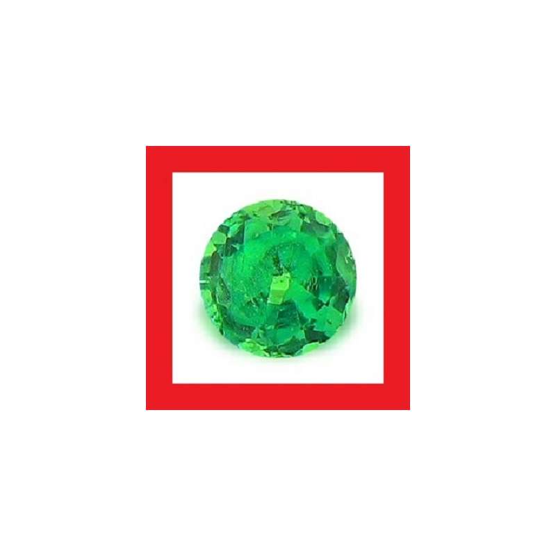 Tsavorite - Faceted Round Shape - 0.09cts