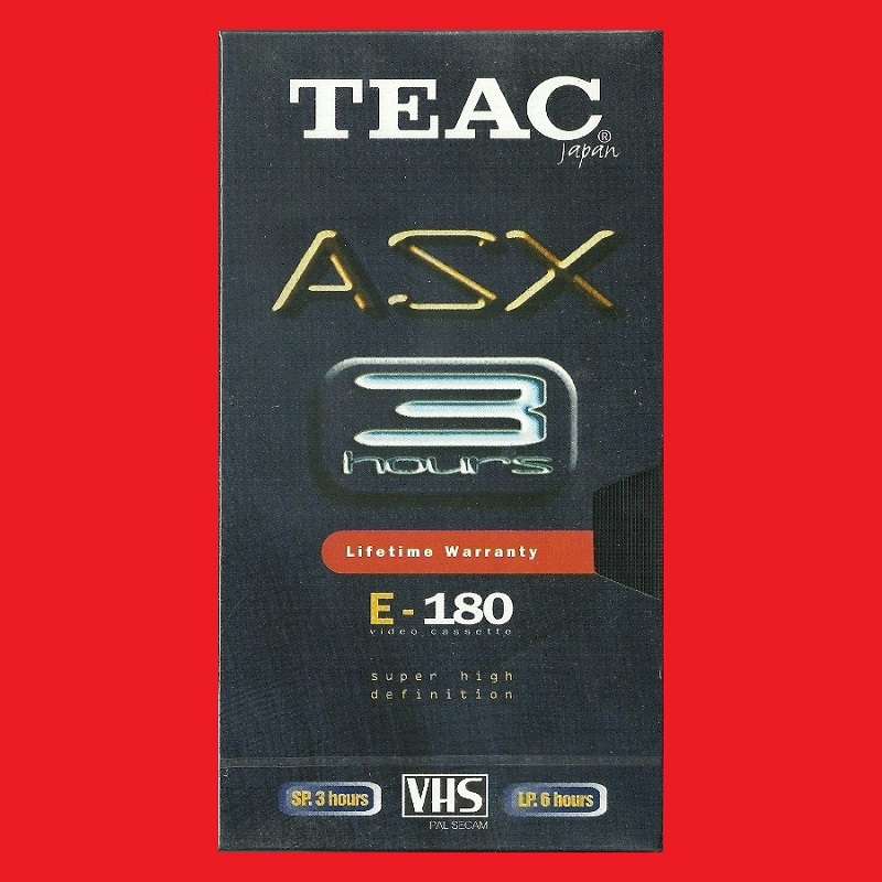 VHS Blank Tape TEAC E-180