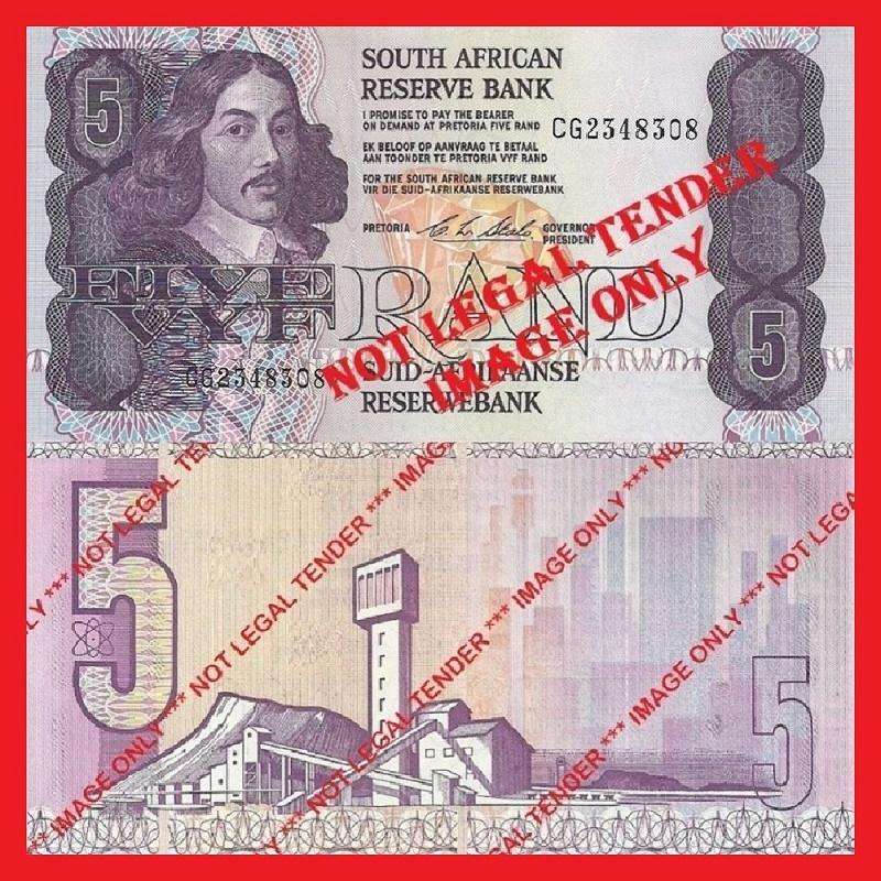 C.L. Stals R5 1st Issue UNC Banknote Serial CG2348308