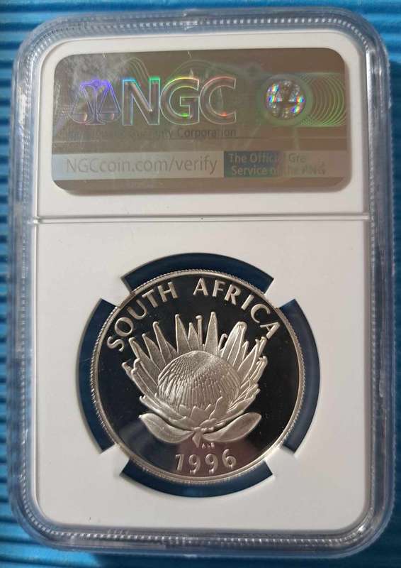 *** 1996 - SA SILVER R1 - CONSTITUTION - NGC PF69 ULTRA CAMEO ***