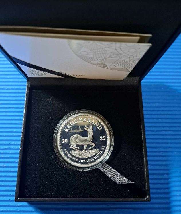 *** 2025 - SA SILVER PROOF KRUGERRAND WITH JHB PRIVY MARK - ONLY 1000 MINTED ***
