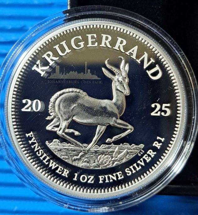 *** 2025 - SA SILVER PROOF KRUGERRAND WITH JHB PRIVY MARK - ONLY 1000 MINTED ***