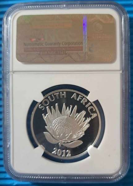 *** 2012 - SA SILVER R1 - WALTER AND ALBERTINA SISULU - NGC PF69 ULTRA CAMEO ***