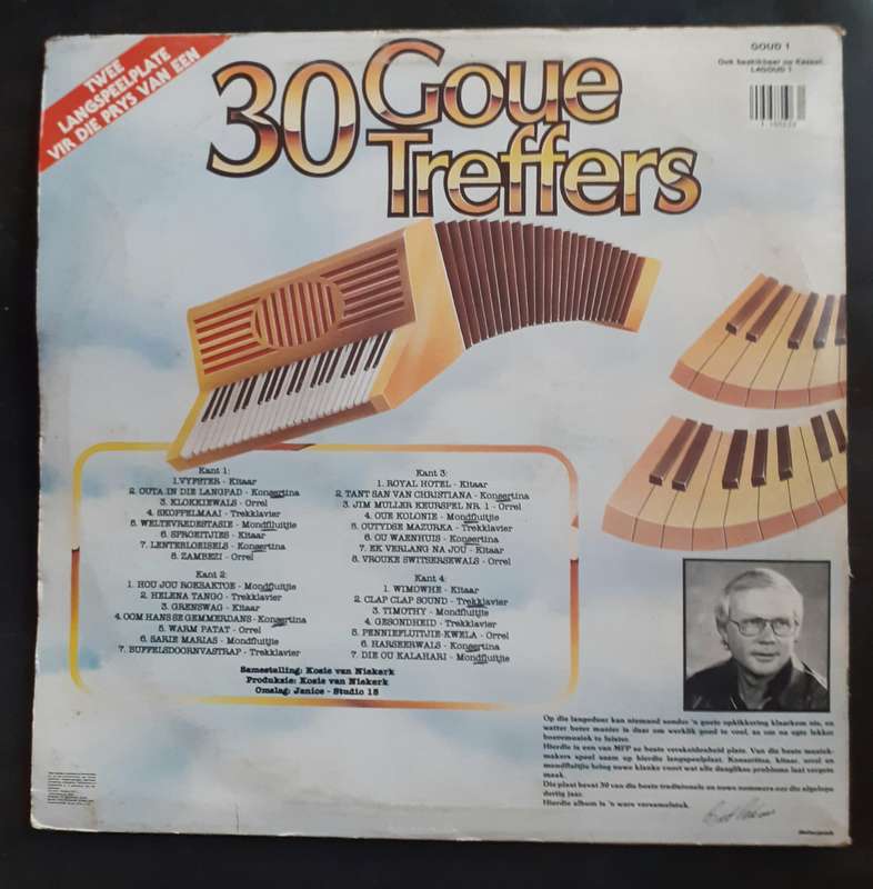 30 Goue Treffers Double LP Vinyl Record Set