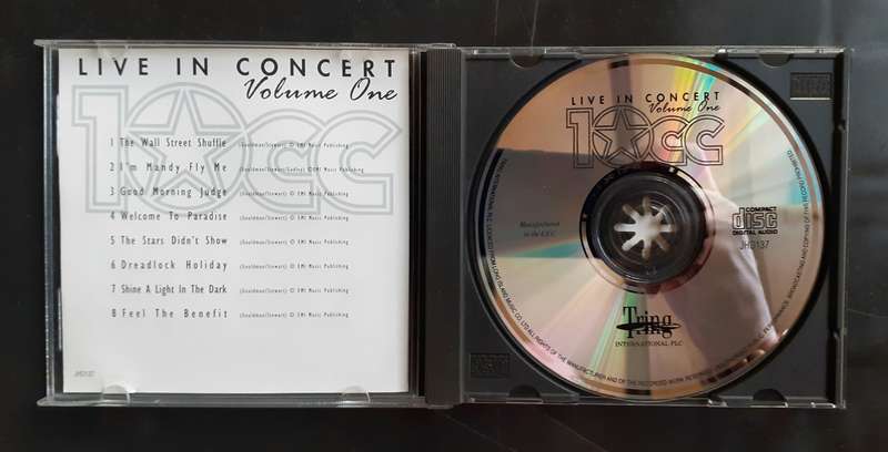 10cc Live In Concert Vol.1 (CD)