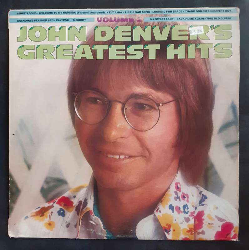 John Denver Greatest Hits Volume.2 LP Vinyl Record
