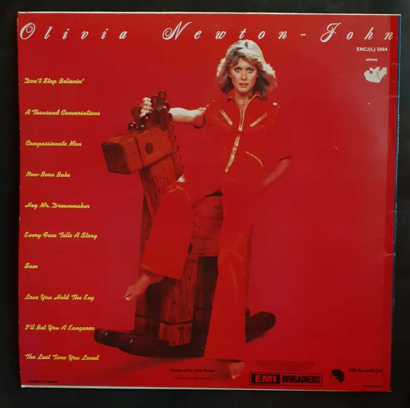 Olivia Newton-John - Don't Stop Believin' LP Vinyl Record