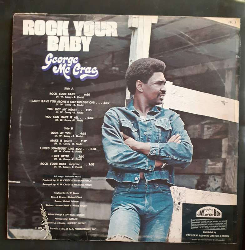 George McCrae - Rock Your Baby LP Vinyl Record - UK Pressing