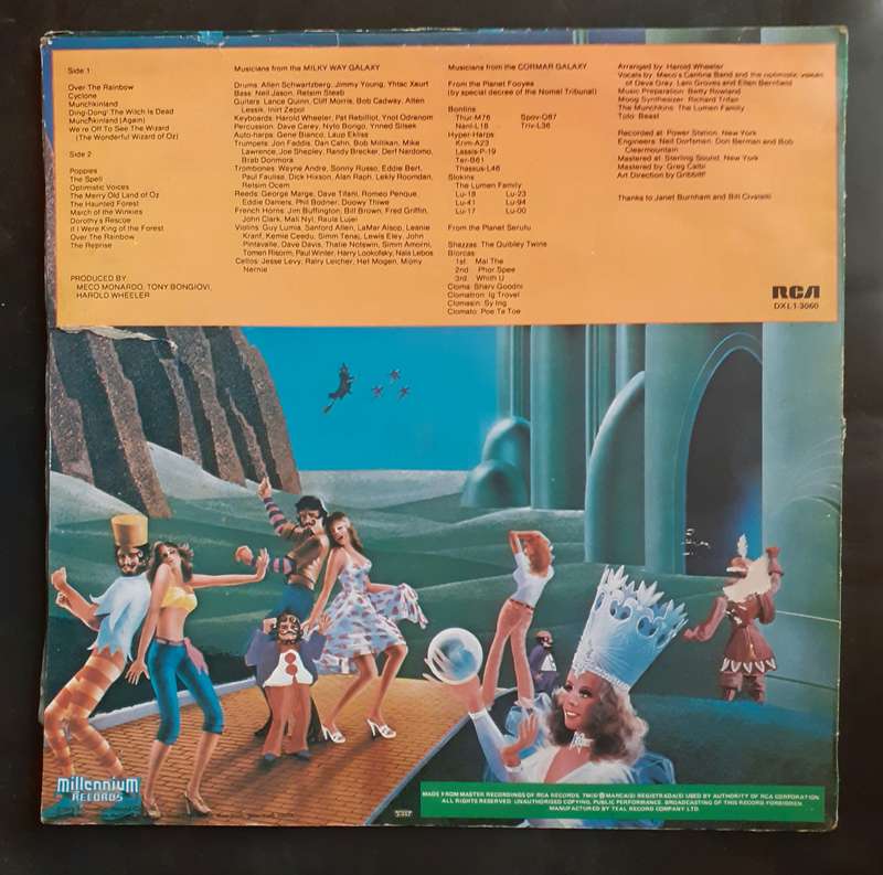 Meco - The Wizard Of Oz LP Vinyl Record