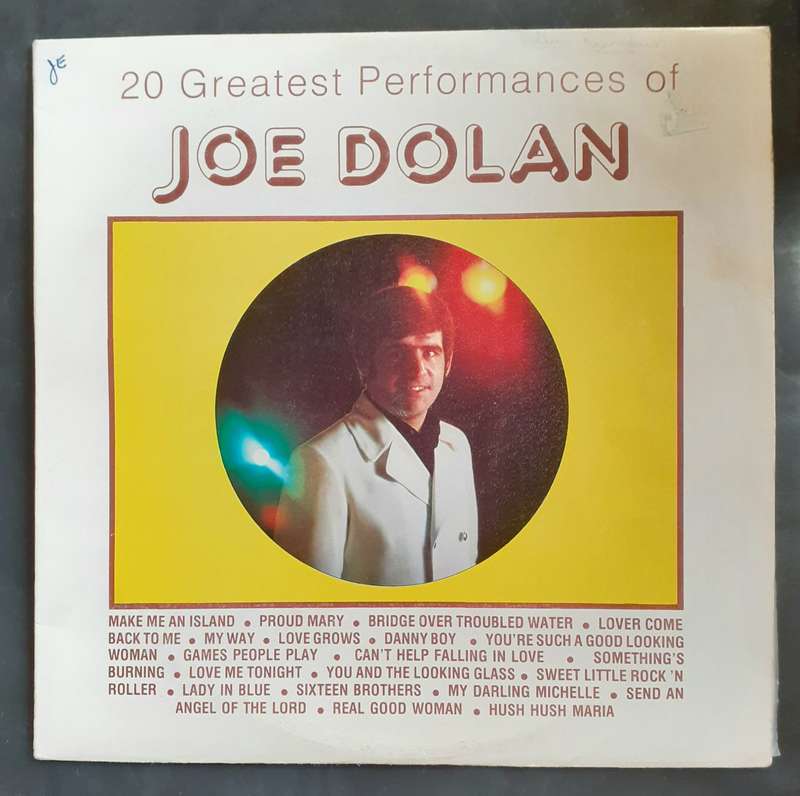 Joe Dolan - 20 Greatest Performances Double LP Vinyl Record Set