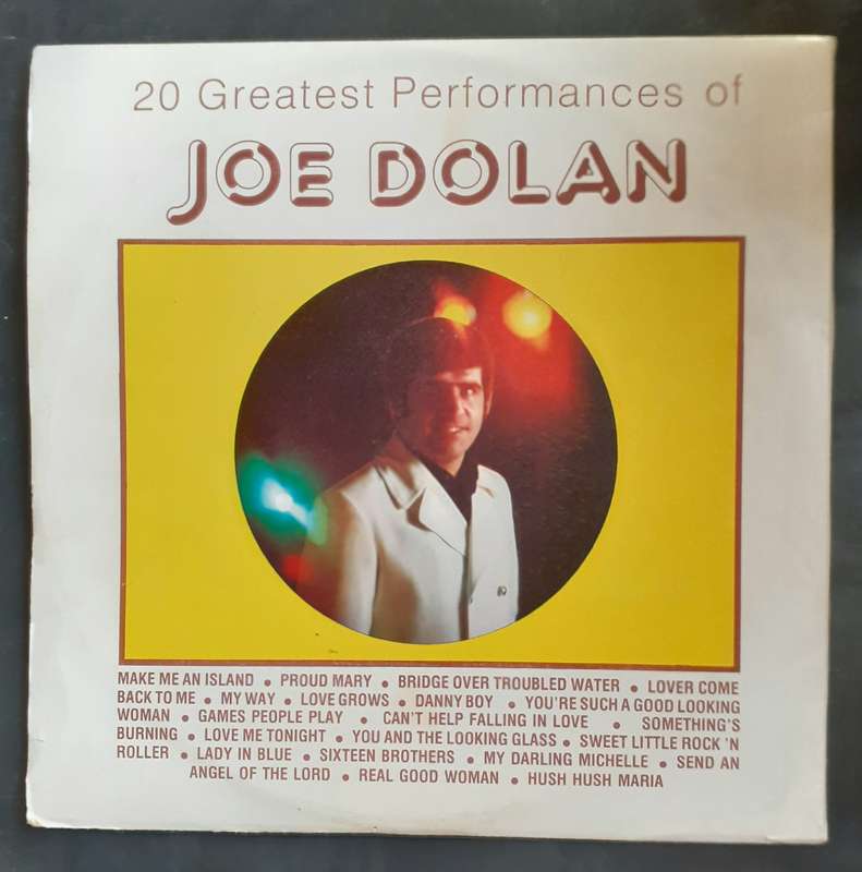 Joe Dolan - 20 Greatest Performances Double LP Vinyl Record Set