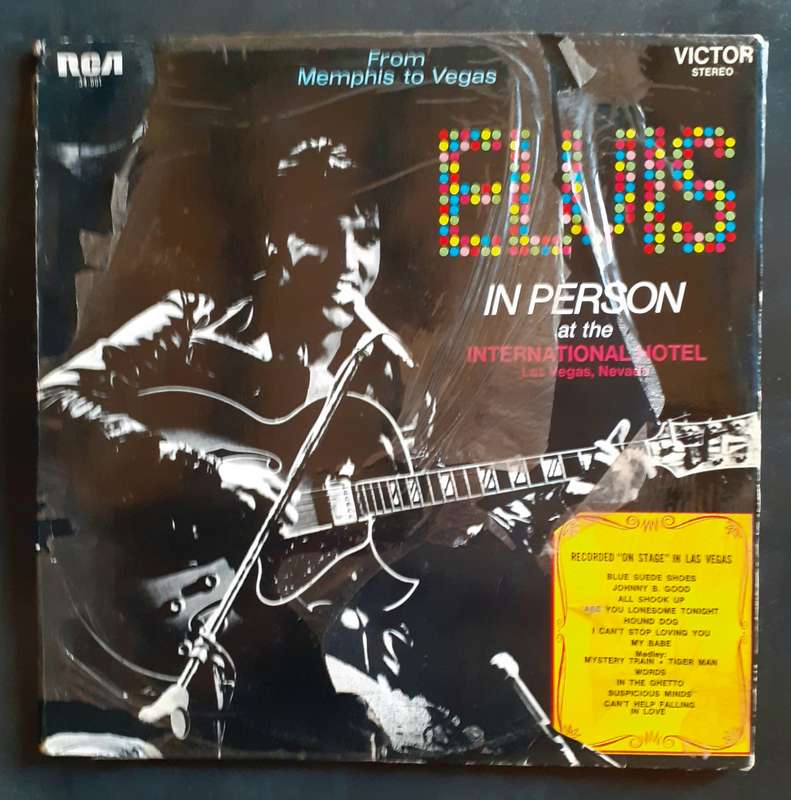 Elvis Presley - In Person At The International Hotel / Back In Memphis Double LP Vinyl Record Set