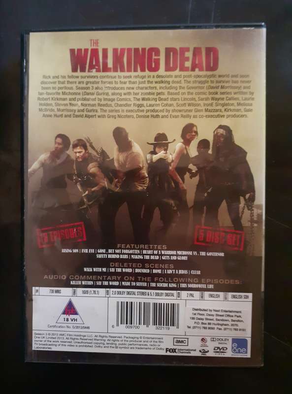 Walking Dead - The Complete Third Season (5 DVD Set)
