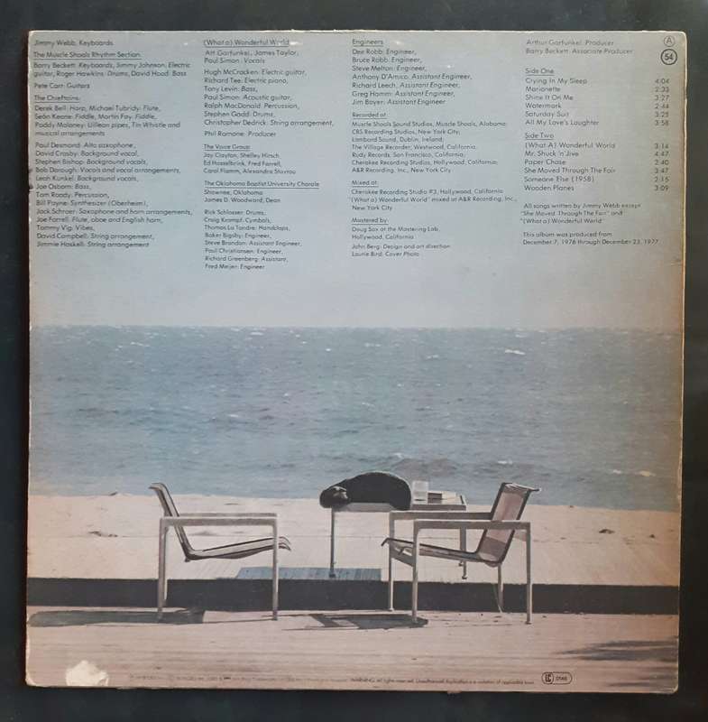 Art Garfunkel - Watermark LP Vinyl Record - Europe Pressing