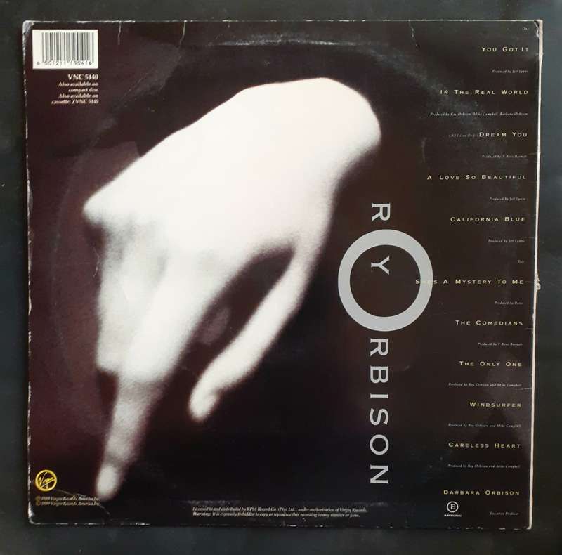 Roy Orbison - Mystery Girl LP Vinyl Record