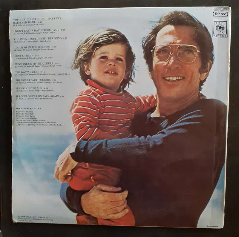 Andy Williams - The Way We Were LP Vinyl Record