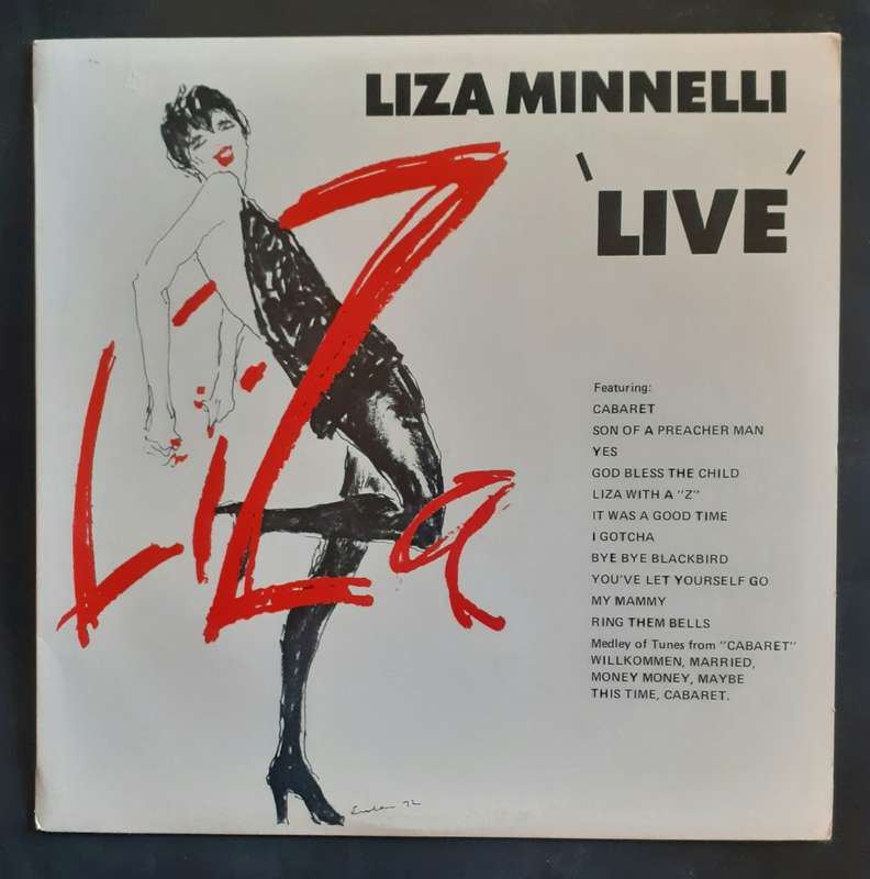 Liza Minnelli - 'Live' LP Vinyl Record