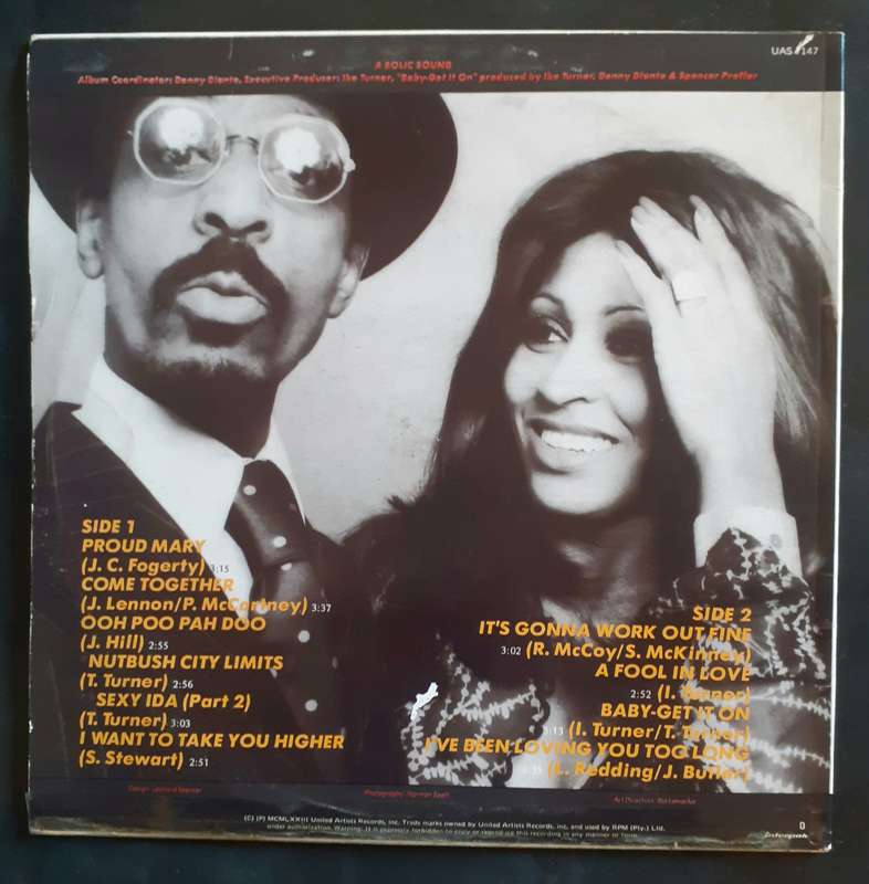 Ike & Tina Turner Greatest Hits LP Vinyl Record