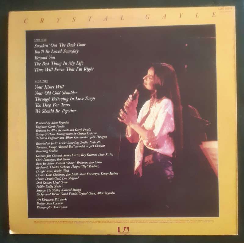 Crystal Gayle - We Should Be Together LP Vinyl Record - UK Pressing
